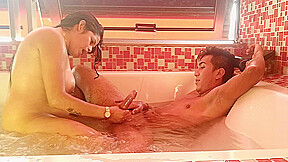 Slut Hotwife Was Curious Seizing My Cock And Deepthroating It Before I Fuck Her Rough In The Jacuzzi Tub